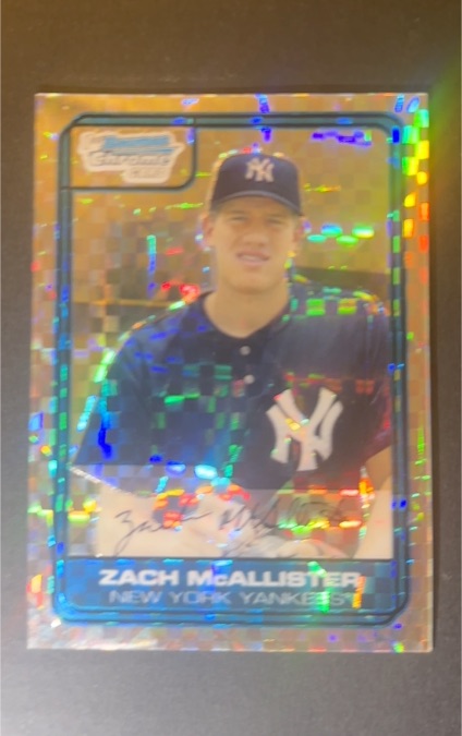 2007 Bowman Chrome #BDPP2 Zach McAllister — front