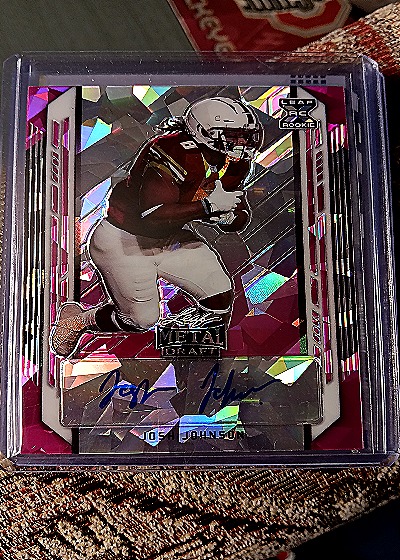 2021 Leaf Metal Draft #N/A Josh Johnson — front