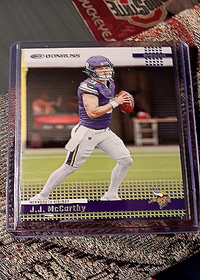 2024 Panini Donruss #27 J.J. McCarthy — front