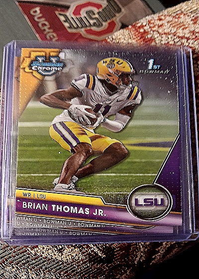 2023 Bowman #8 Brian Thomas Jr. — front