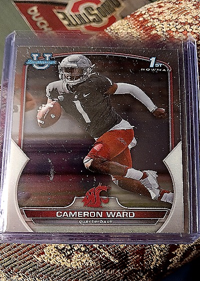 2022 Bowman University #34 Cameron Ward — front