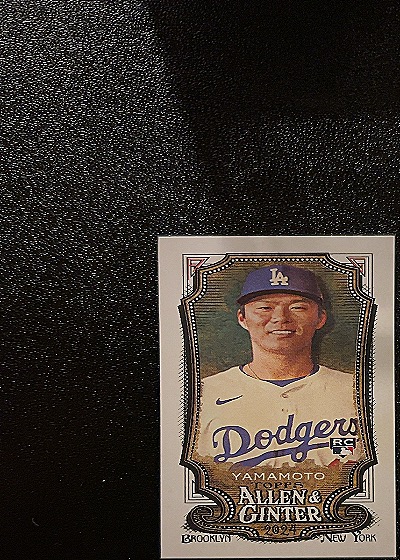 2024 Topps Allen & Ginter #201 Yoshinobu Yamamoto — front