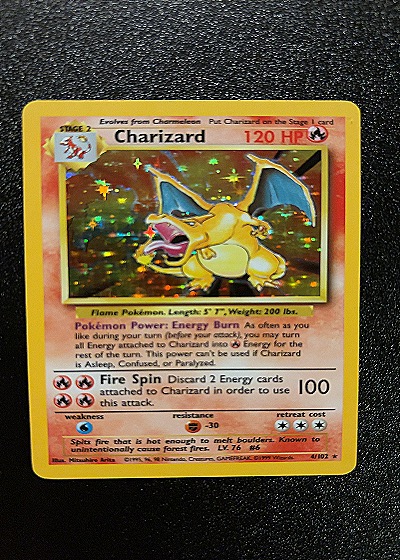 1999 Pokémon #4/102 Charizard — front