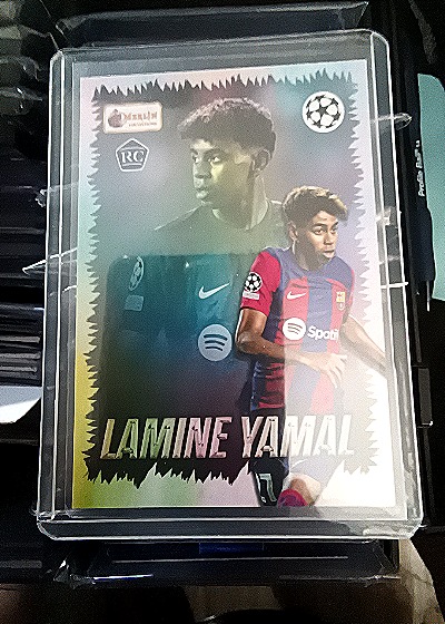 2023 Topps Merlin Heritage #134 Lamine Yamal — front