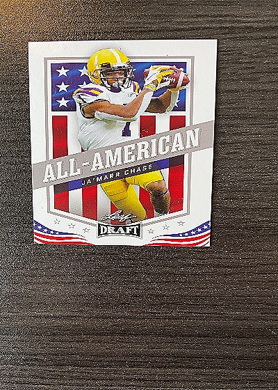 2021 Leaf #41 Ja'Marr Chase — front