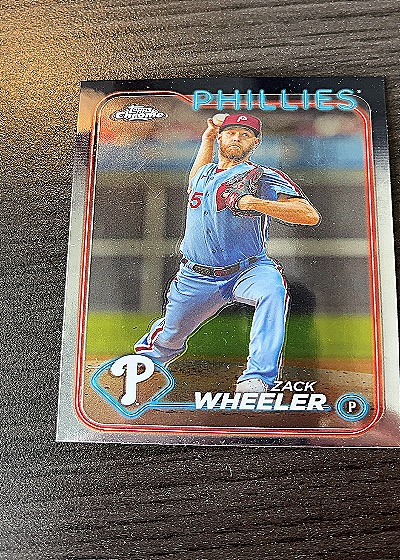 2024 Topps Chrome #25 Zack Wheeler — front