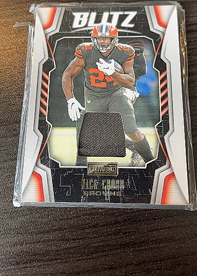 2020 Panini Playbook #BLITZ-6 Nick Chubb — front