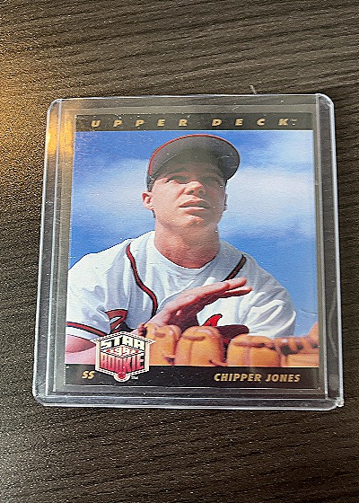 1992 Upper Deck #24 Chipper Jones — front