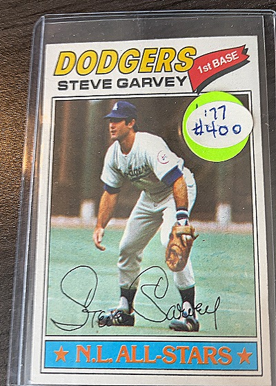 1977 Topps #400 Steve Garvey — front