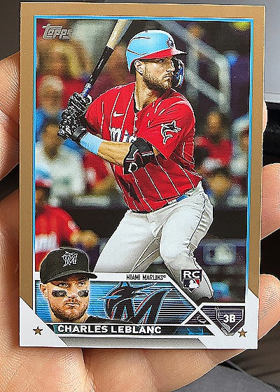 2023 Topps #446 Charles Leblanc — front