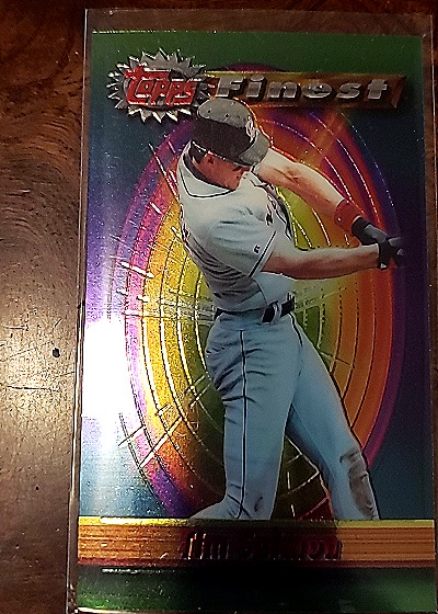 1994 Topps Finest #18 Tim Salmon — front