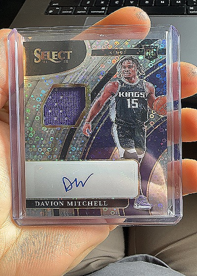 2021 Select #RJ-DML Davion Mitchell — front