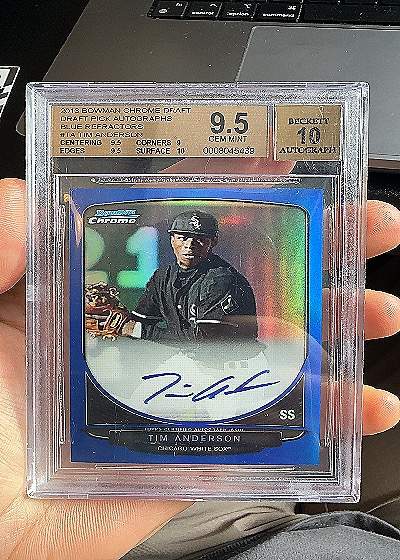 2013 Bowman Chrome #N/A Tim Anderson — front