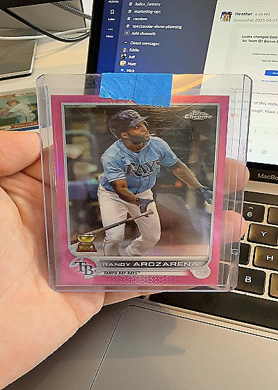 2022 Topps Chrome #161 Randy Arozarena — front