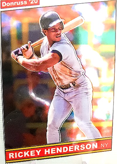 2020 Donruss #219 Rickey Henderson — front