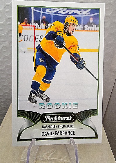 2021 Parkhurst #314 David Farrance — front