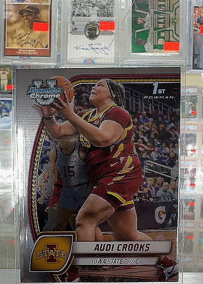 2024 Bowman Chrome #N/A Audi Crooks — front