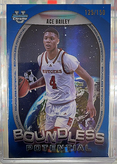 2025 Bowman Chrome #BP-1 Ace Bailey — front