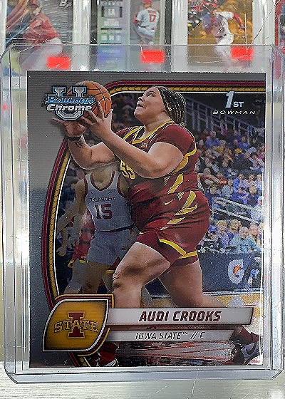 2024 Bowman Chrome #9 Audi Crooks — front