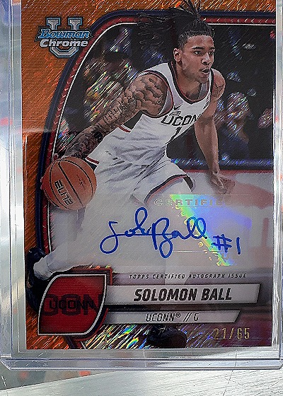 2024 Bowman Chrome #87 Solomon Ball — front