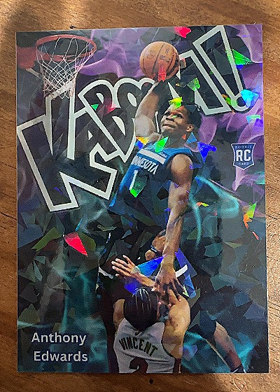 2020 Panini #N/A Anthony Edwards — front