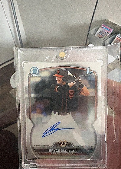 2023 Bowman Chrome #CDA-BE Bryce Eldridge — front