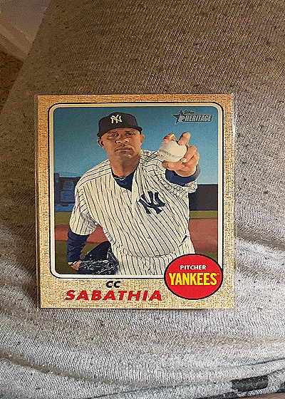 2017 Topps Heritage #N/A CC Sabathia — front