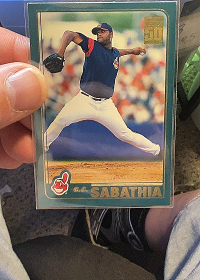 2001 Topps #T88 C.C. Sabathia — front
