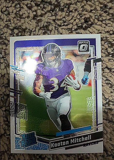 2023 Donruss Optic #207 Keaton Mitchell — front