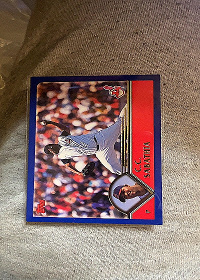 2003 Topps #214 C.C. Sabathia — front