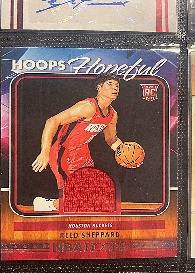 2024 Panini NBA Hoops #N/A Reed Sheppard — front