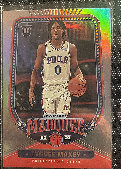 2020 Panini #260 Tyrese Maxey — front