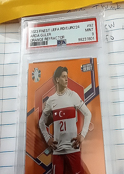 2023 Topps Finest #92 Arda Guler — front
