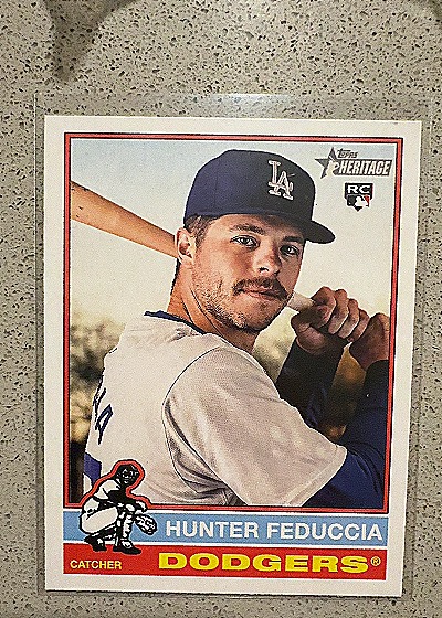 2025 Topps Heritage #277 Hunter Feduccia — front