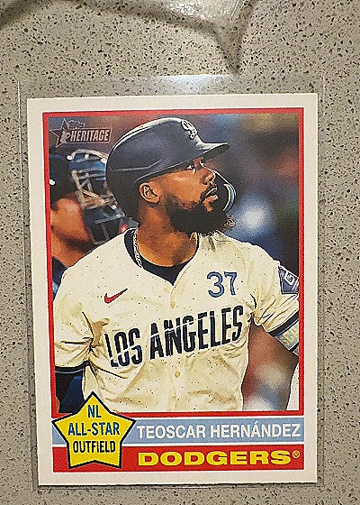 2023 Topps Heritage #N/A Teoscar Hernández — front