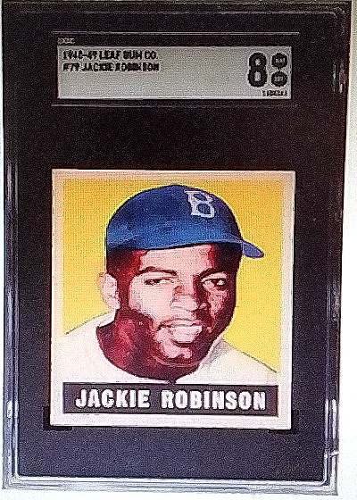 1948 Leaf #79 Jackie Robinson — front