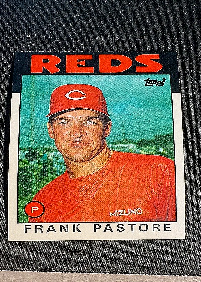 1986 Topps #314 Frank Pastore — front