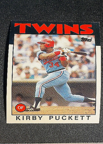 1986 Topps #329 Kirby Puckett — front