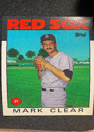 1986 Topps #349 Mark Clear — front