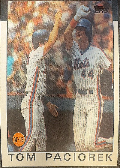 1986 Topps #362 Tom Paciorek — front