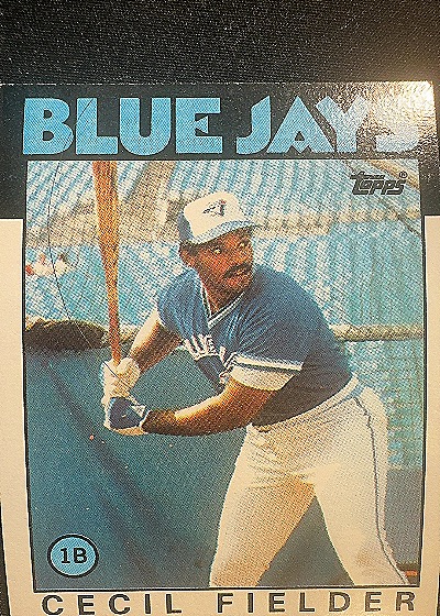 1986 Topps #386 Cecil Fielder — front