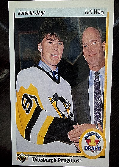 1990 Upper Deck #356 Jaromir Jagr — front