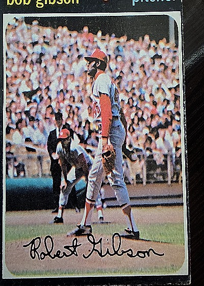 1971 Topps #450 Bob Gibson — front