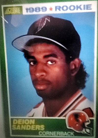 1989 Topps #N/A Deion Sanders — front