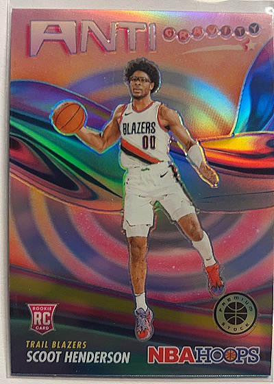 2023 Panini NBA Hoops Premium Stock #9 Scoot Henderson — front
