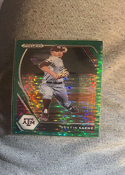 2021 Panini Prizm #PDP112 Dustin Saenz — front