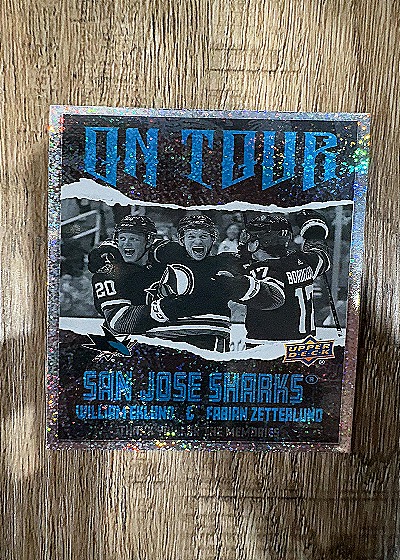 2024 Upper Deck #OT-8 William Eklund & Fabian Zetterlund — front