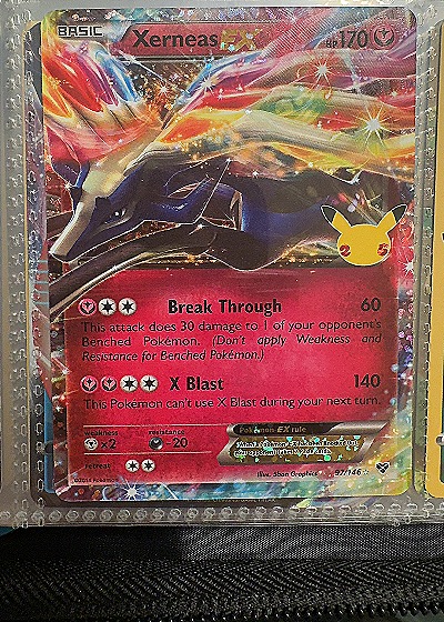 2021 Pokémon #97/146 Xerneas EX — front