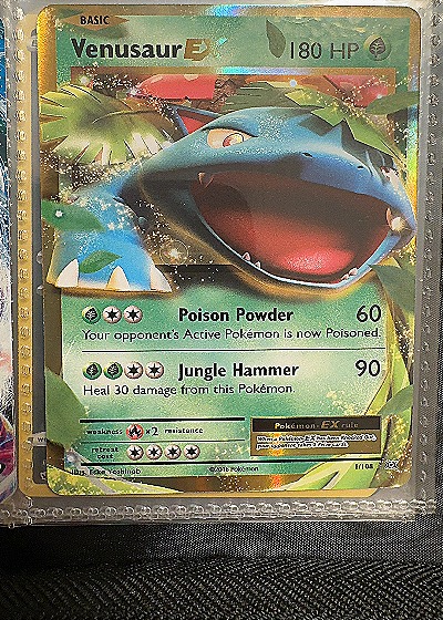 2016 Pokémon #1/108 Venusaur EX — front