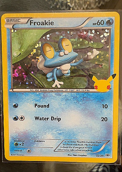 2021 McDonald's #22/25 Froakie — front